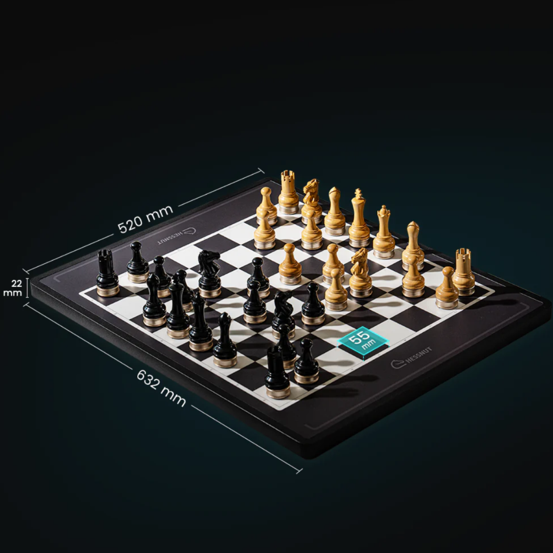 Robotic Chessboard with Wooden Pieces